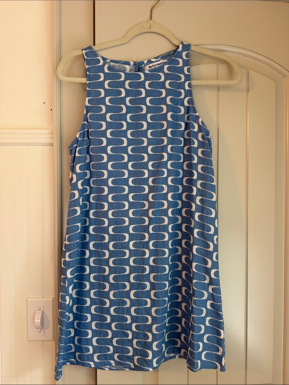 Reformation Blue Mini Dress